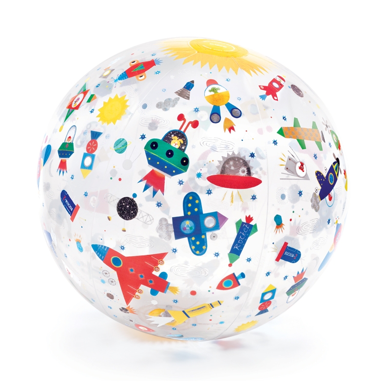 Felfújható labda, ∅ 35 cm - Űrjárművek - Space ball - 1