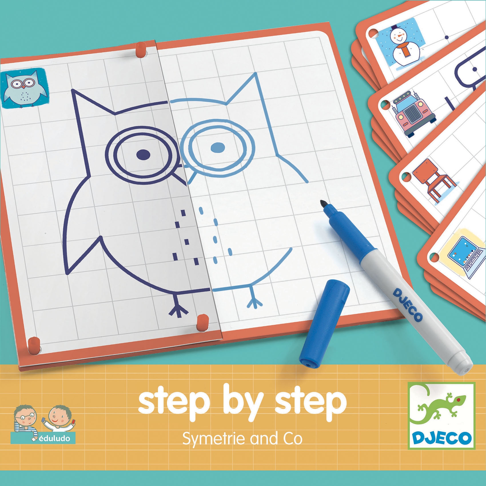 Rajzolás lépésről lépésre - Tükörkép rajz - Step by step symetrie and Co - 0