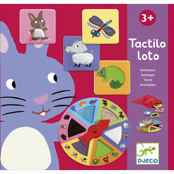 Társasjáték - Tapintgató - Tactilo loto, animals - 0