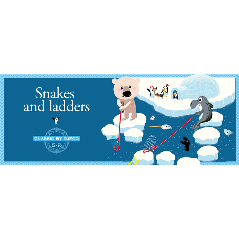 Társasjáték klasszikus - Kígyók és létrák - Snake and ladders - 0