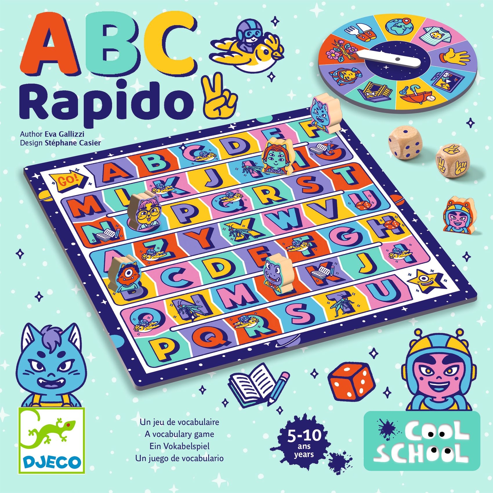 Társasjáték - Szókincs bajnokság - ABC Rapido - 2
