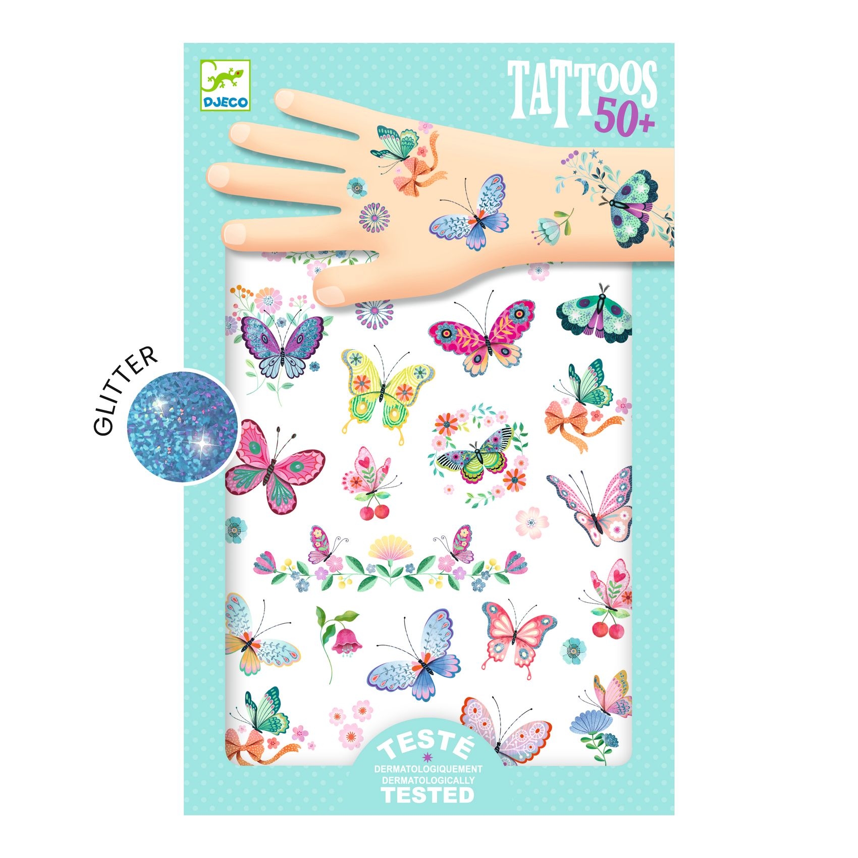 Tetováló matricák - Álompillangók - Dream butterflies - FSC MIX - 2