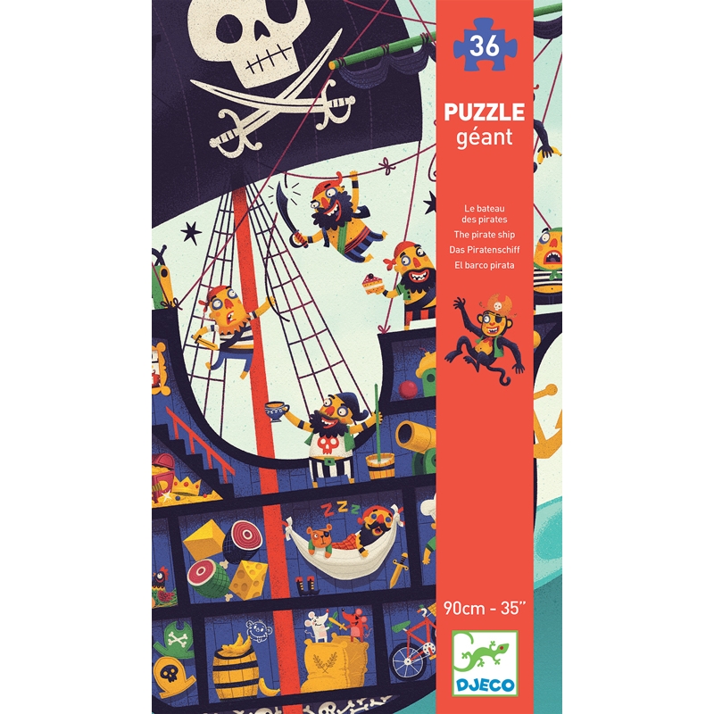 Óriás puzzle - Kalózhajó - The pirate ship - 0