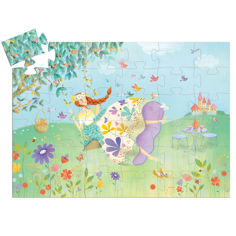 Formadobozos puzzle - Tavasz hercegnő - The princess of spring - 1