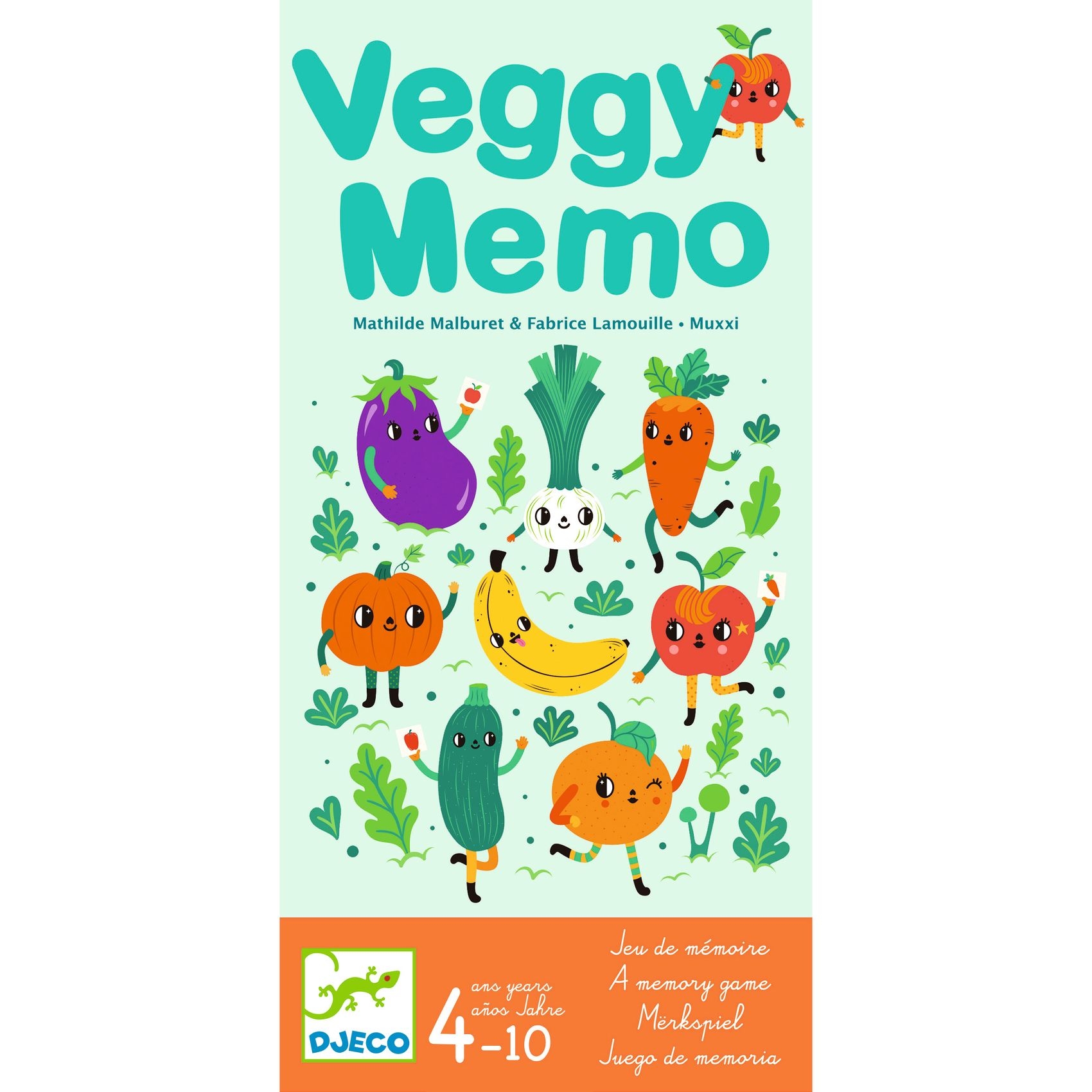 Memóriajáték - Zöldség, gyümölcs - Veggy Mémo - 0