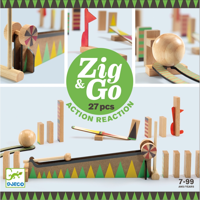 Építőjáték - Sokasodó 27 db - Zig & Go  - 0